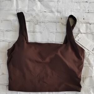 CRZ YOGA Dark Brown Women's Tank Top